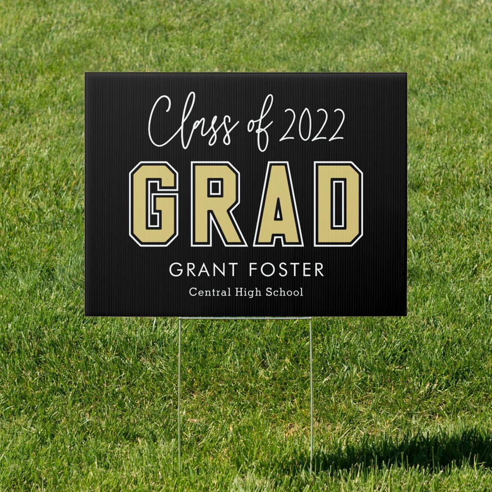 Graduation Yard Sign