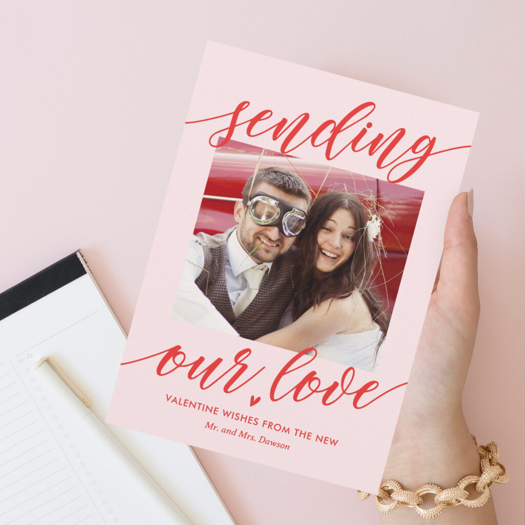 Sending Love Valentine's Day Photo Cards