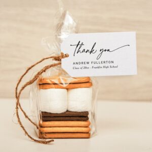Smooth Note Graduation Favor Tags