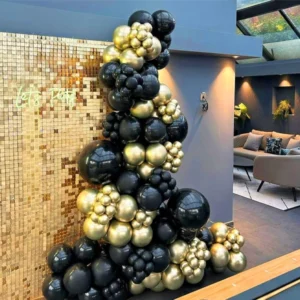 Black and Gold Party Decoration