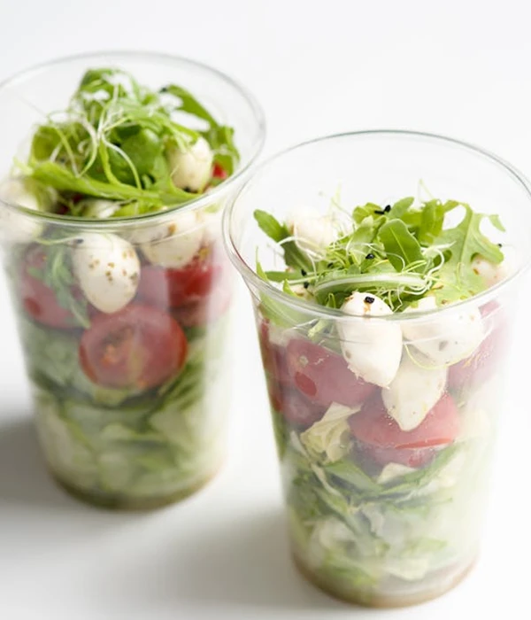 Easy Elegant Party Food - Caprese Salad Cups