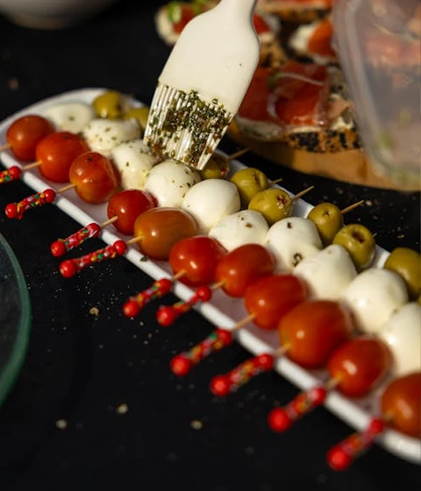 Easy Elegant Party Food - Caprese Skewers