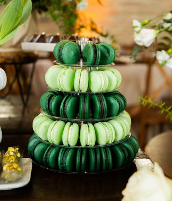 Easy Elegant Party Food - Macaron Display