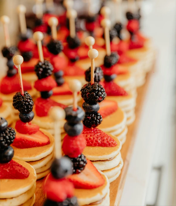 Easy Elegant Party Food - Pancake Stacks