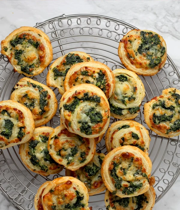Easy Elegant Party Food - Spinach Pinwheels
