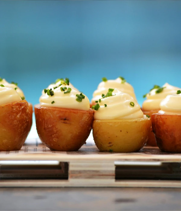 Easy Elegant Party Food - Stuffed Potato Bites