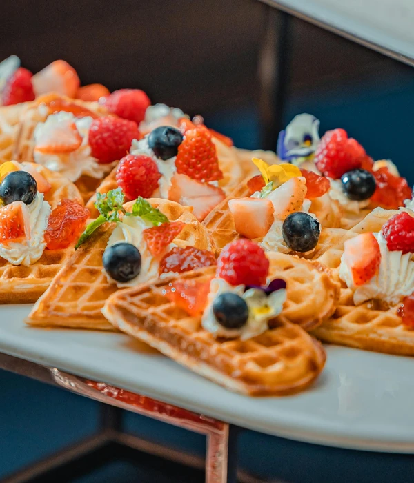 Easy Elegant Party Food - Waffle Bites