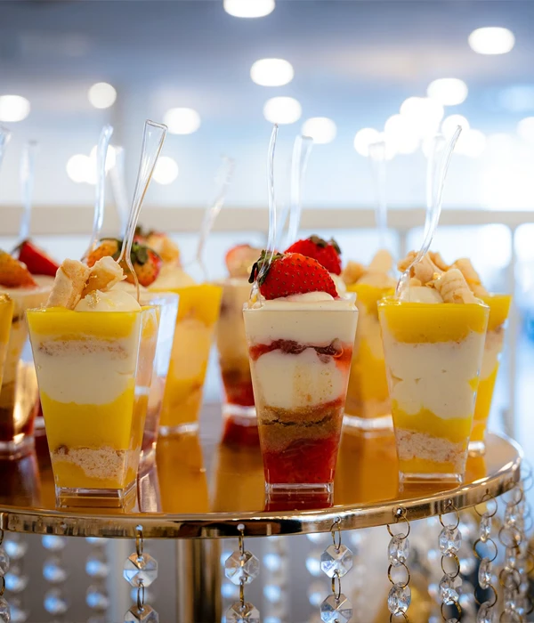 Easy Elegant Party Food - Yogurt Parfait Cups