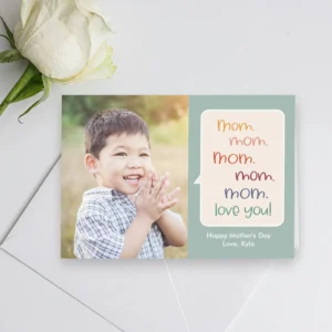Nonstop Mom Personalized Mother's Day Card