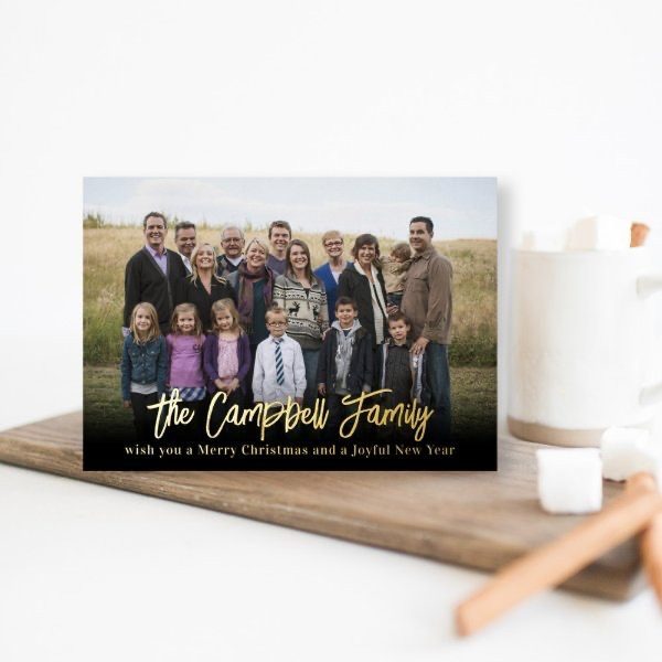 Holiday Cards - Family Cheer Extended Family Reunion Christmas Card