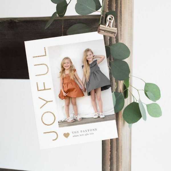 Holiday Cards - Joyful Heart Christmas Card
