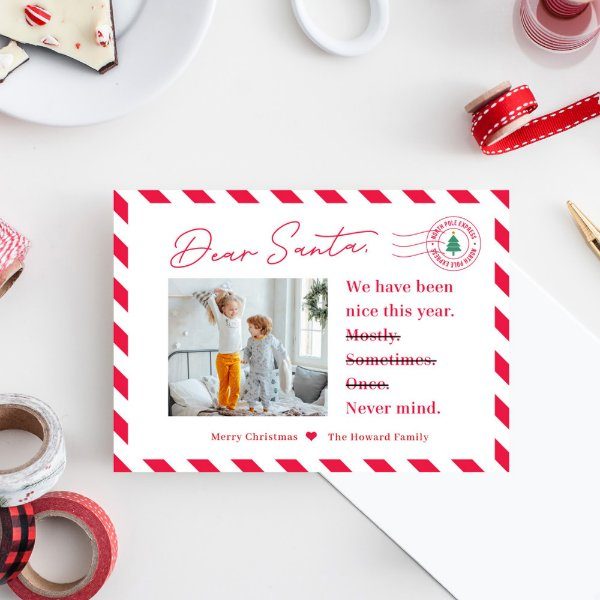 Holiday Cards - Letter To Santa Christmas Card