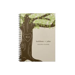 Oak Tree Green Personalized Notebook Custom Planner